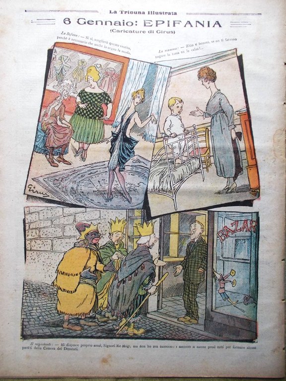 La Tribuna Illustrata 11 Gennaio 1920 Simon Petliura Rivolta Sudan …