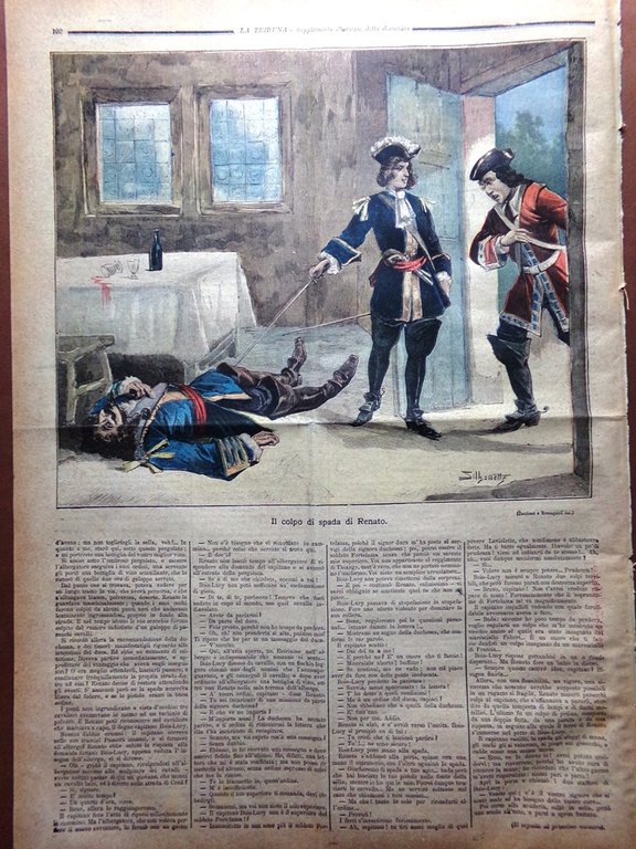 La Tribuna Illustrata 11 Giugno 1893 Processo Cuciniello Iettatura Teatro …