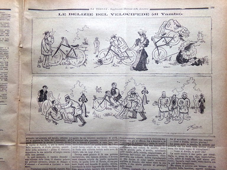 La Tribuna Illustrata 11 Giugno 1893 Processo Cuciniello Iettatura Teatro …