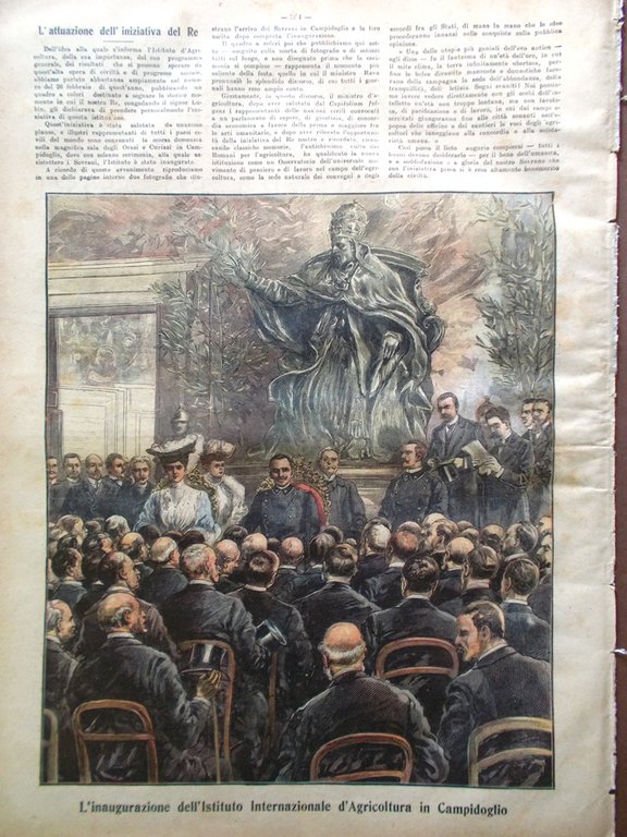 La Tribuna Illustrata 11 Giugno 1905 Attentato Re di Spagna …
