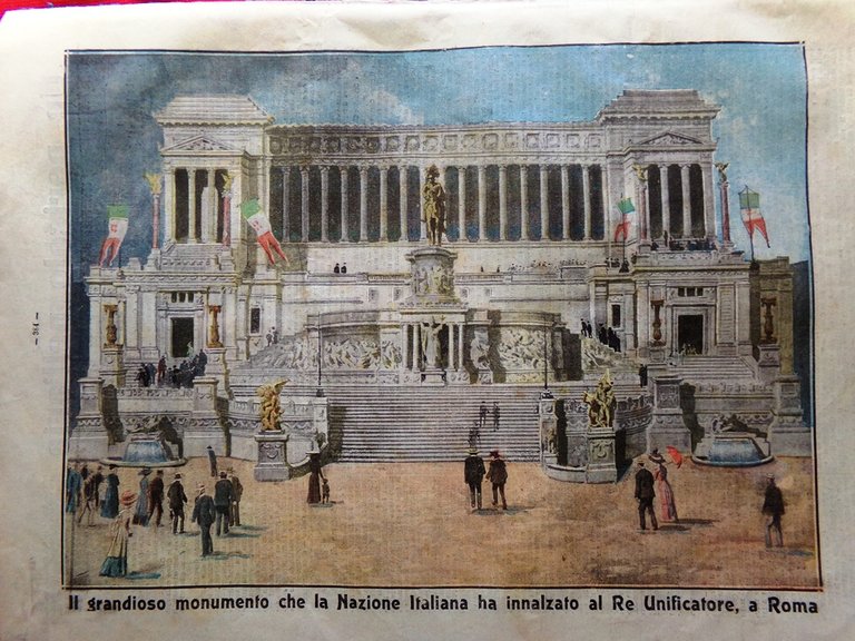La Tribuna Illustrata 11 Giugno 1911 Altare della Patria Vittorio …