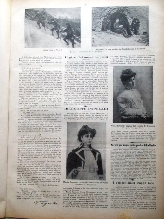La Tribuna Illustrata 11 Marzo 1906 Vanderbilt Morelli Livorno Carestia …