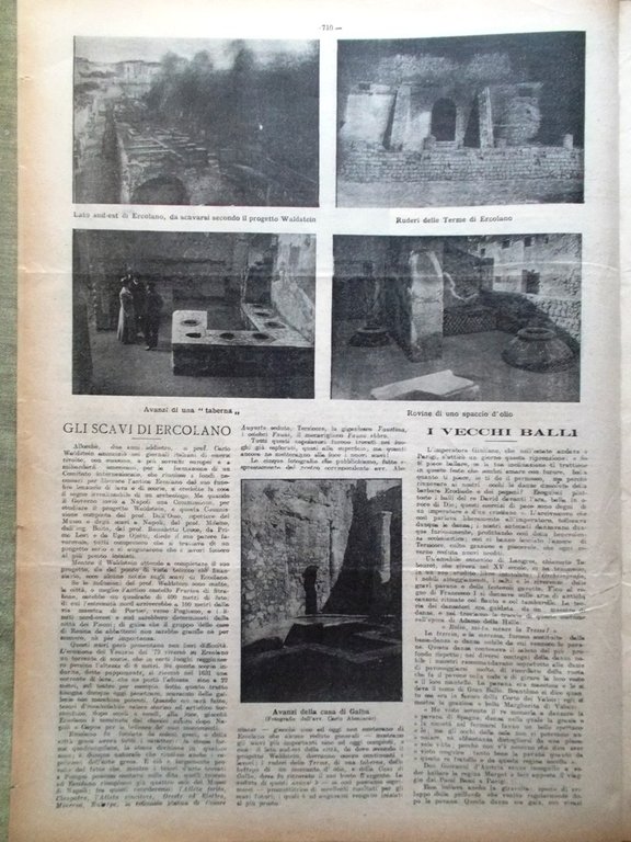 La Tribuna Illustrata 11 Novembre 1906 Nobel Golgi Ercolano Caetani …