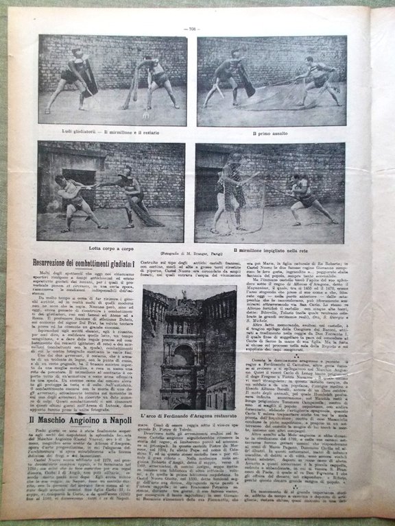 La Tribuna Illustrata 11 Novembre 1906 Nobel Golgi Ercolano Caetani …