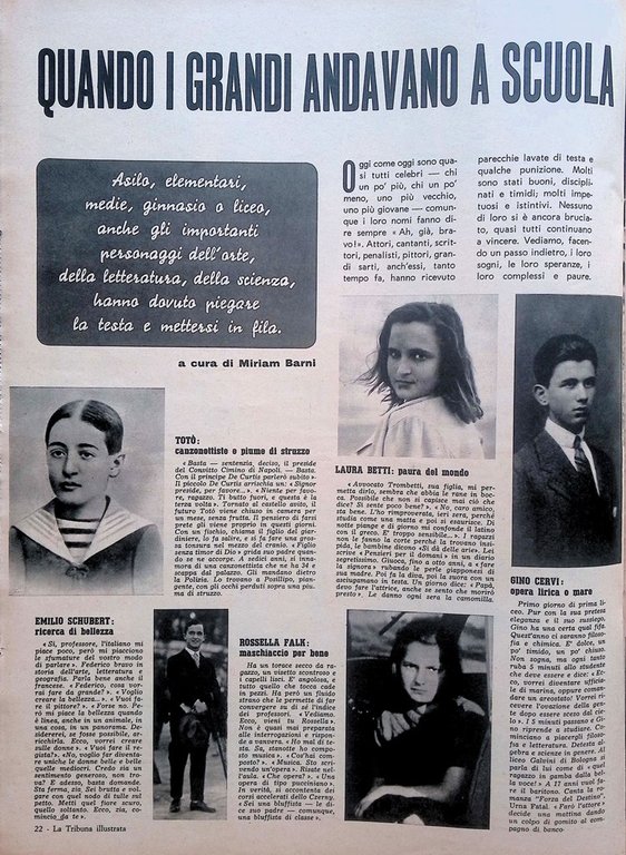 La Tribuna Illustrata 11 Ottobre 1964 Alcamo Dolores Hard Apololoni …
