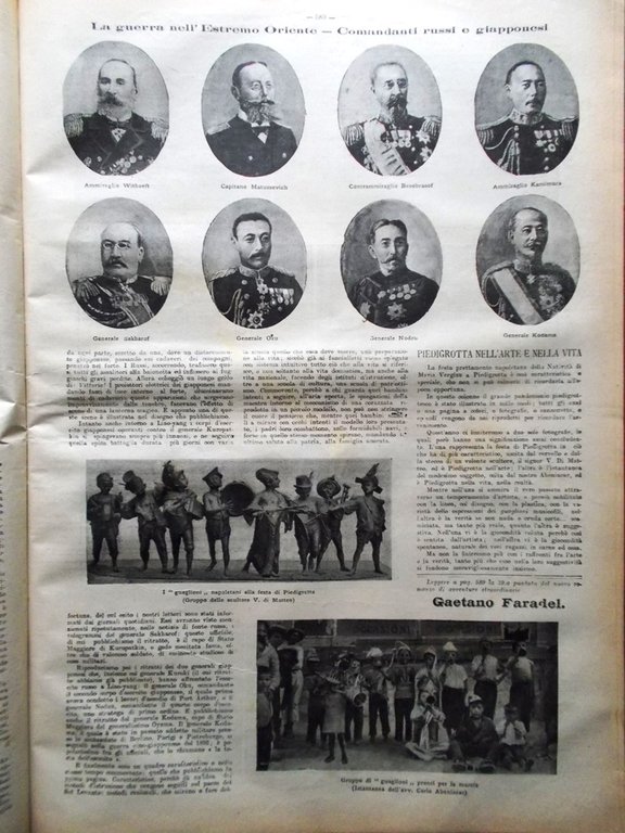 La Tribuna Illustrata 11 Settembre 1904 Racconigi Comandanti Russi e …