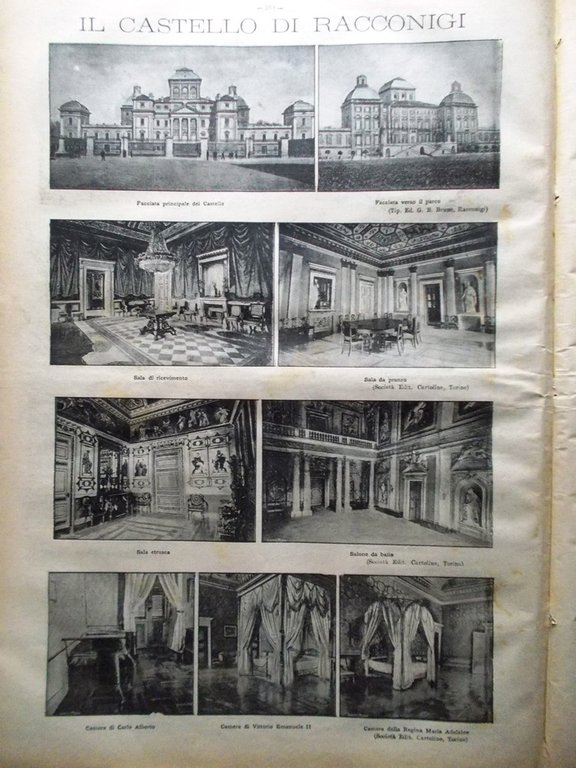 La Tribuna Illustrata 11 Settembre 1904 Racconigi Comandanti Russi e …