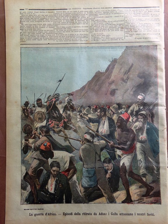 La Tribuna Illustrata 12 Aprile 1896 Guglielmo II Germania Bicicletta …