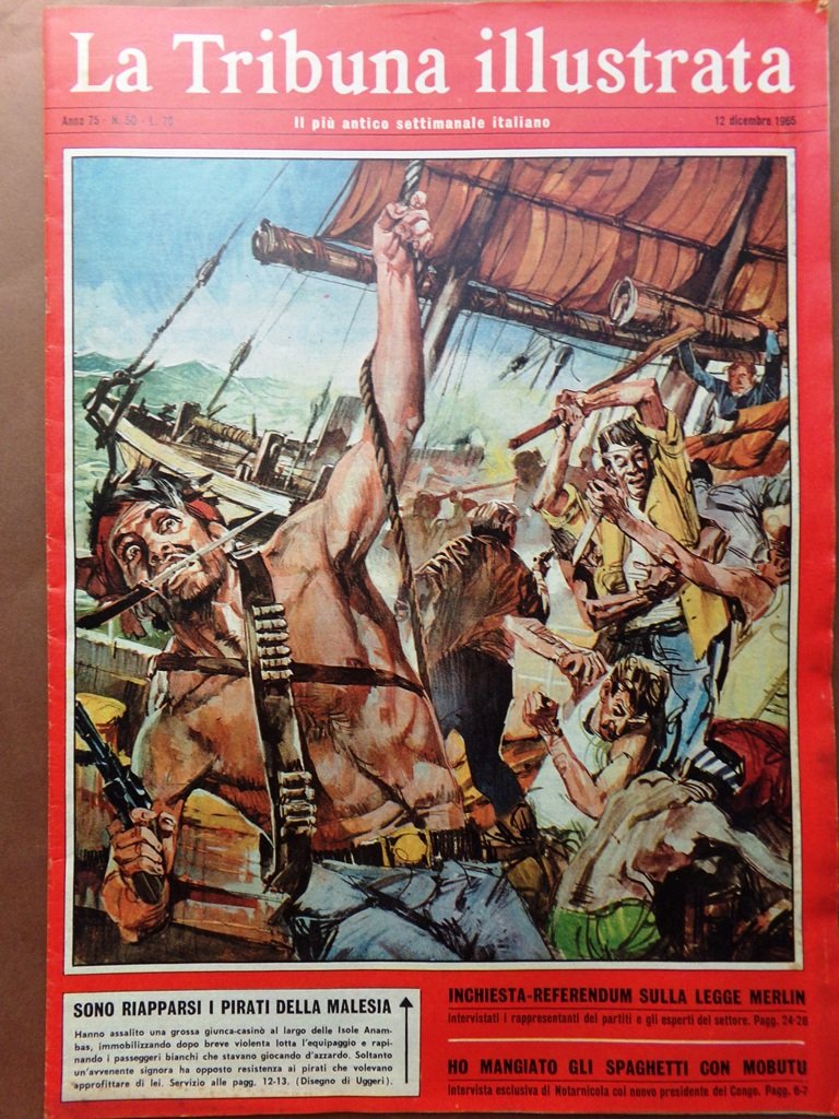 La Tribuna Illustrata 12 Dicembre 1965 Legge Merlin Nazionale Preti …