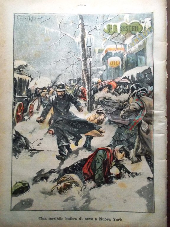 La Tribuna Illustrata 12 Febbraio 1905 Massimo Gorki Gapon Principini …