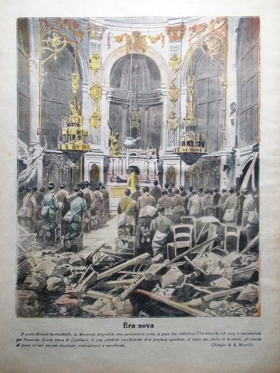 La Tribuna Illustrata 12 Gennaio 1919 Castello di Trento Puccini …