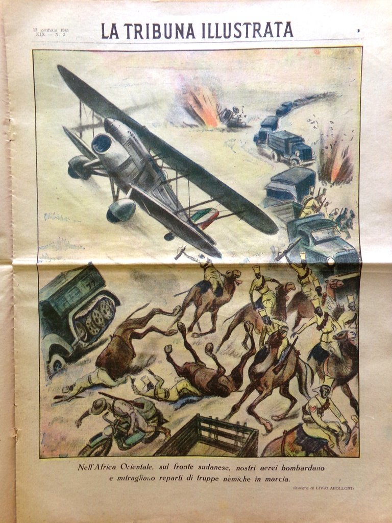 La Tribuna Illustrata 12 Gennaio 1941 WW2 Tifosi Velocità di …