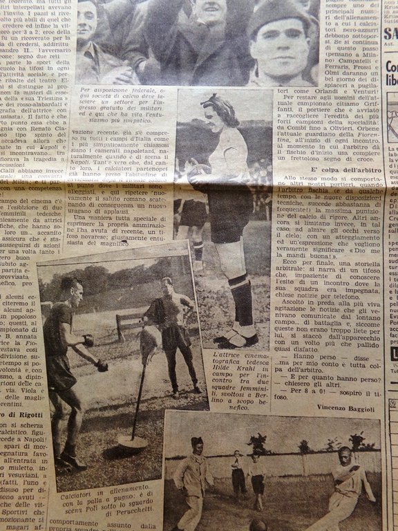 La Tribuna Illustrata 12 Gennaio 1941 WW2 Tifosi Velocità di …