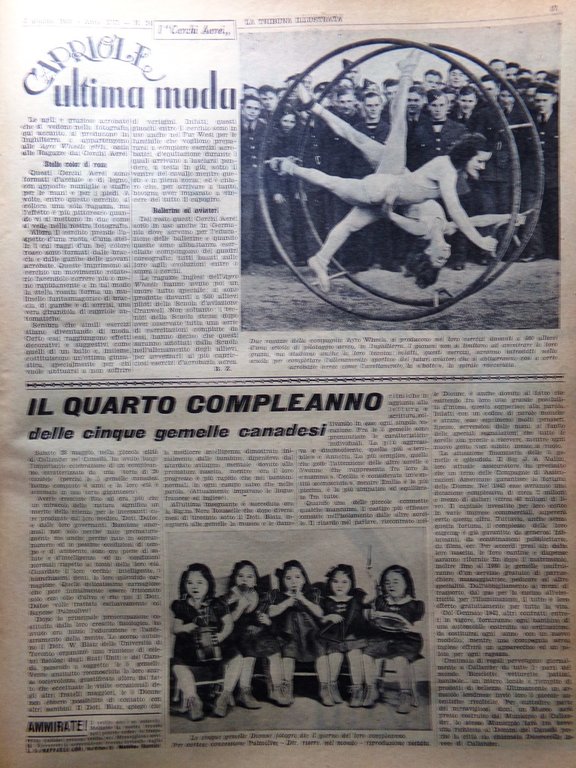La Tribuna Illustrata 12 Giugno 1938 Sudeti Henlein Spie Ruth …