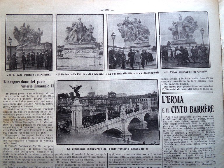 La Tribuna Illustrata 12 Maggio 1912 Védrines Villa Leonino Vittorio …