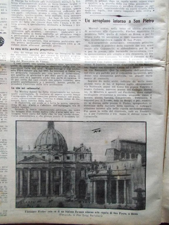 La Tribuna Illustrata 12 Marzo 1911 Morte Fogazzaro Spiritismo in …