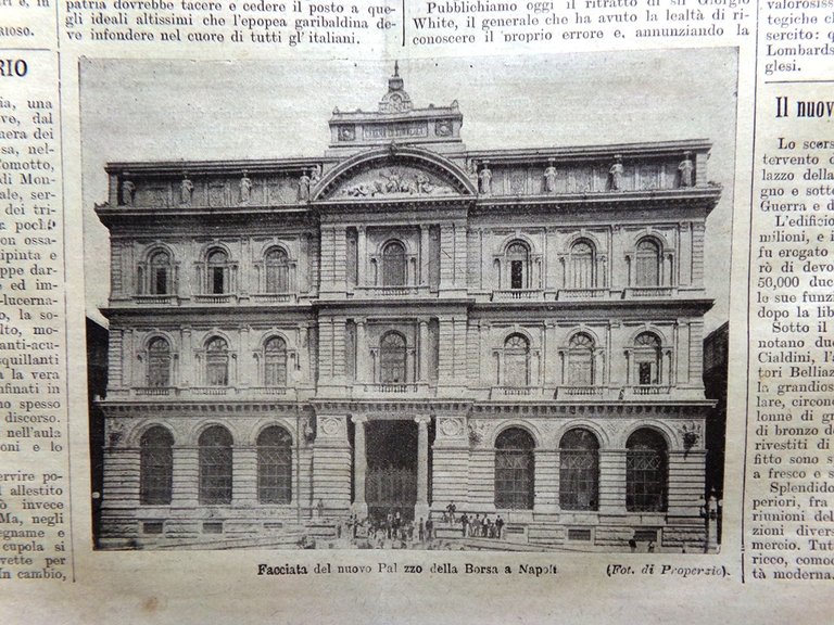 La Tribuna Illustrata 12 Novembre 1899 Mentana Aula di Montecitorio …