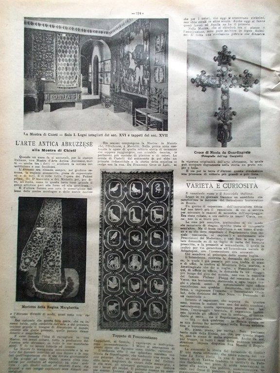 La Tribuna Illustrata 12 Novembre 1905 Mostra Chieti Porto di …