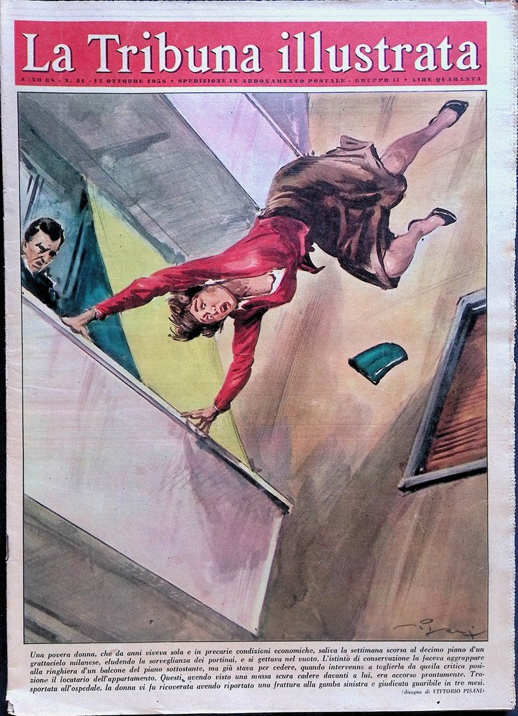 La Tribuna Illustrata 12 Ottobre 1958 Tierney Leonardo da Vinci …