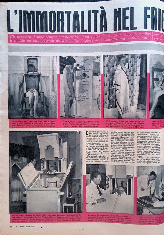 La Tribuna Illustrata 12 Ottobre 1958 Tierney Leonardo da Vinci …