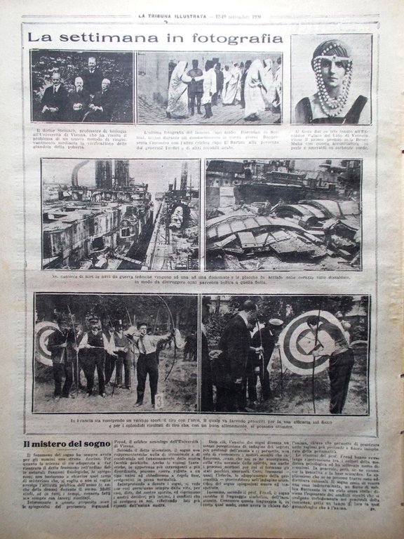 La Tribuna Illustrata 12 Settembre 1920 Energia Solare Sogno Kiel …