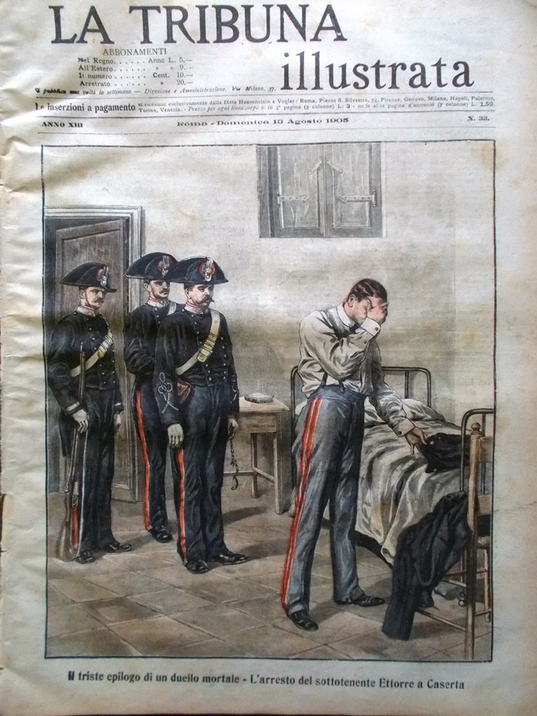 La Tribuna Illustrata 13 Agosto 1905 Tesori Armada Spedizione Peary …