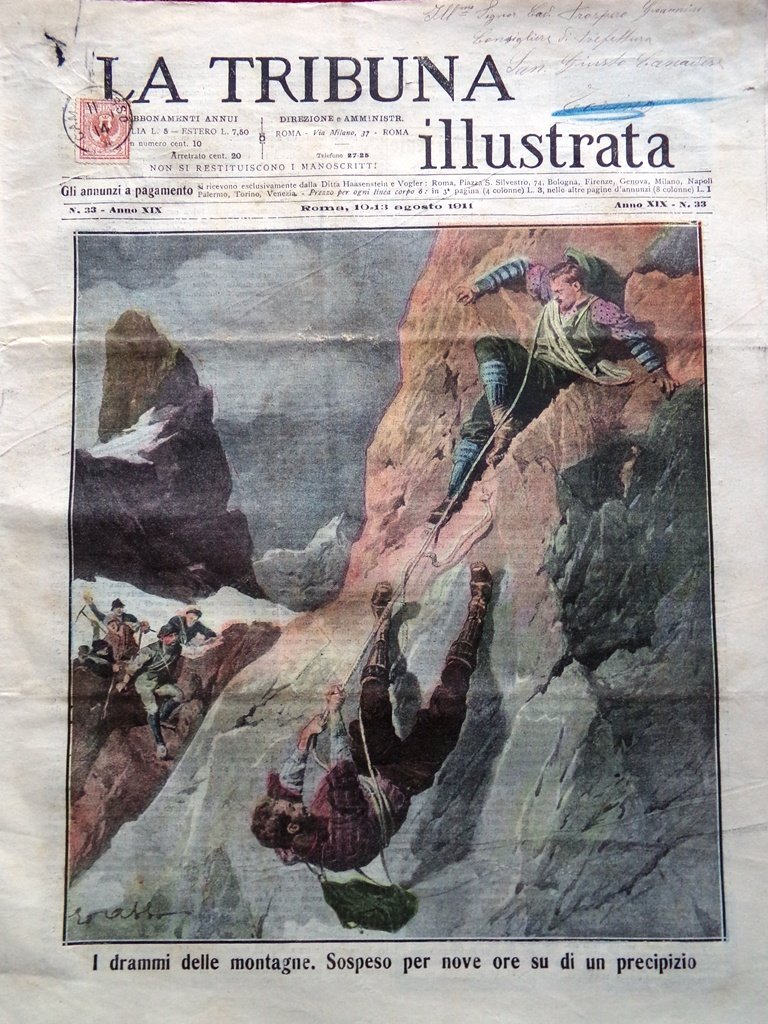 La Tribuna Illustrata 13 Agosto 1911 Villa Sprà Padiglione Lombardo …