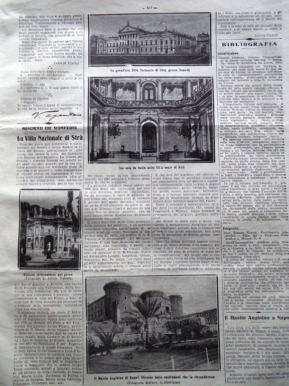 La Tribuna Illustrata 13 Agosto 1911 Villa Sprà Padiglione Lombardo …