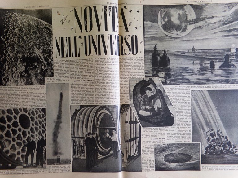 La Tribuna Illustrata 13 Agosto 1939 Blocco Tientsin Zingari Universo …