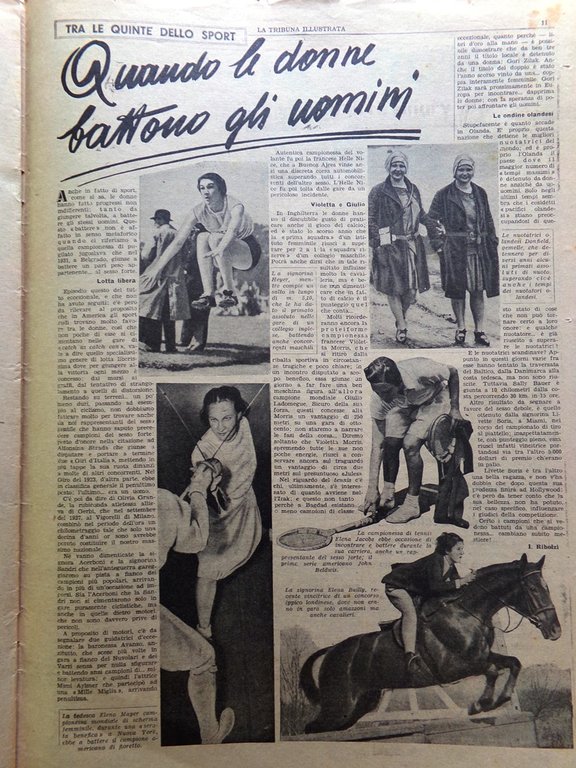 La Tribuna Illustrata 13 Agosto 1939 Blocco Tientsin Zingari Universo …