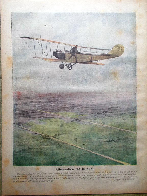 La Tribuna Illustrata 13 Aprile 1919 Decalogo Wilson Ballough Vittorio …