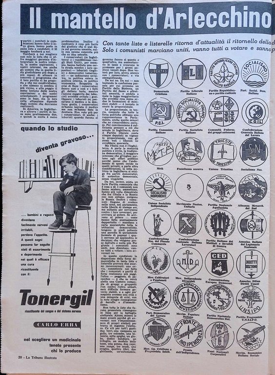 La Tribuna Illustrata 13 Aprile 1958 Vincenzo Monti Sugar Ray …