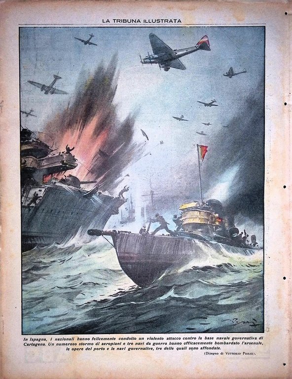 La Tribuna Illustrata 13 Dicembre 1936 Duce Battaglie per Madrid …