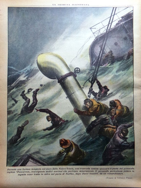 La Tribuna Illustrata 13 Febbraio 1938 Bonaventura Melozzo Cervello Mussolini