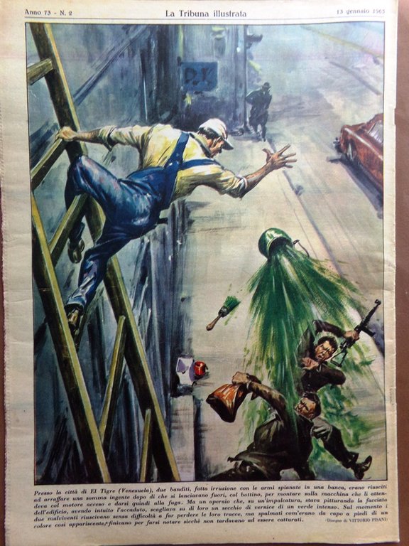 La Tribuna Illustrata 13 Gennaio 1963 Kennedy Telegrafo El Alamein …