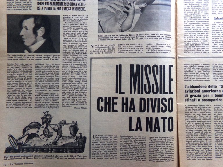 La Tribuna Illustrata 13 Gennaio 1963 Kennedy Telegrafo El Alamein …