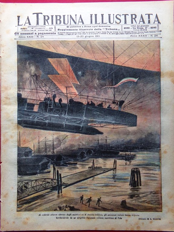 La Tribuna Illustrata 13 Giugno 1915 WW1 Aquileja Croce Rossa … | Immagine Gallery 2