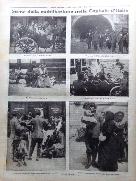 La Tribuna Illustrata 13 Giugno 1915 WW1 Aquileja Croce Rossa … | Immagine Gallery 3