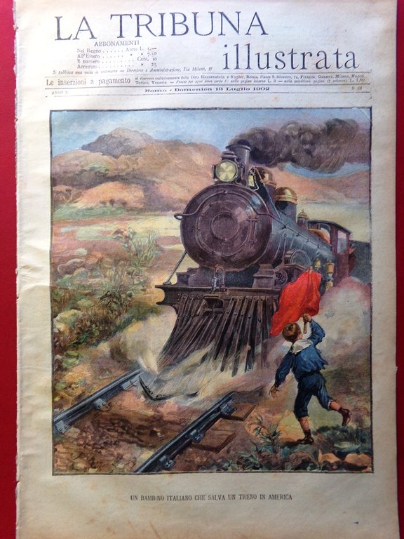La Tribuna Illustrata 13 Luglio 1902 Russia Rey Poligono Roma … | Immagine Gallery 2