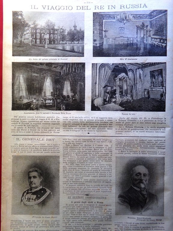 La Tribuna Illustrata 13 Luglio 1902 Russia Rey Poligono Roma … | Immagine Gallery 3