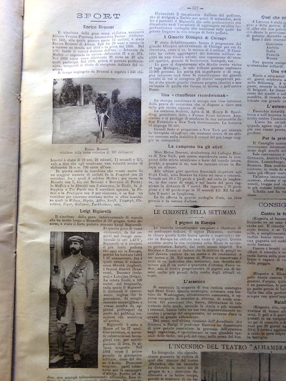 La Tribuna Illustrata 13 Luglio 1902 Russia Rey Poligono Roma … | Immagine Gallery 8