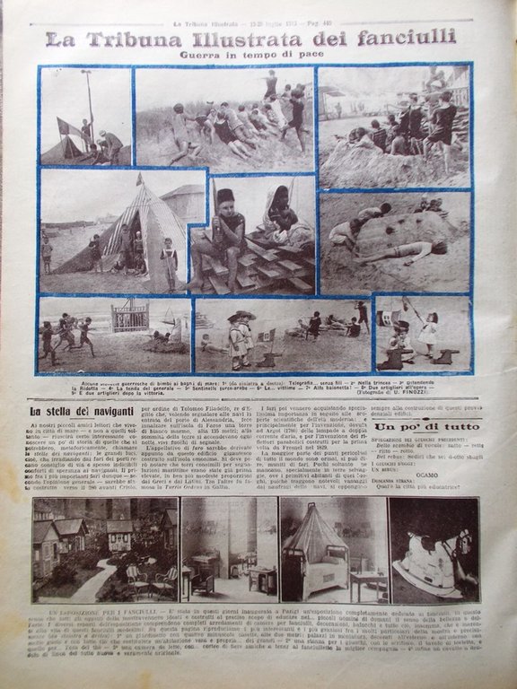 La Tribuna Illustrata 13 Luglio 1913 Giovanna Savoia Ettangi Sovrani …