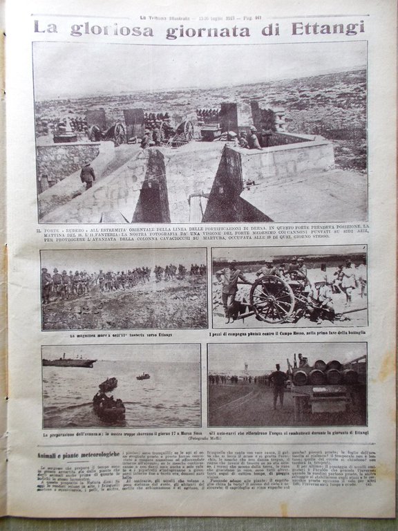 La Tribuna Illustrata 13 Luglio 1913 Giovanna Savoia Ettangi Sovrani …