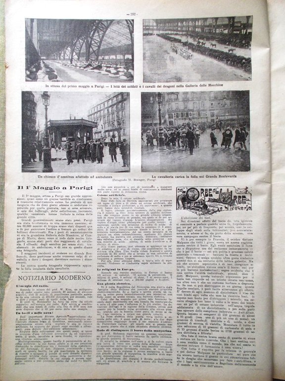 La Tribuna Illustrata 13 Maggio 1906 Pergolesi Feste di Milano …