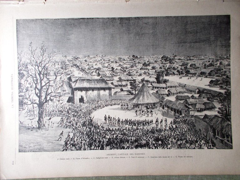 La Tribuna Illustrata 13 Novembre 1892 Spiritismo Roma Deputati Abomey …