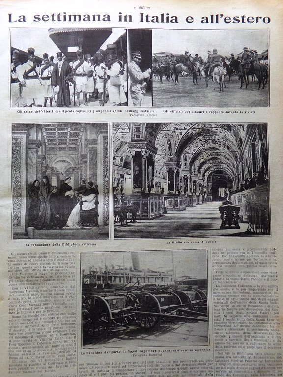 La Tribuna Illustrata 13 Ottobre 1912 Balcani Castelfidardo Fermo d'Alba …