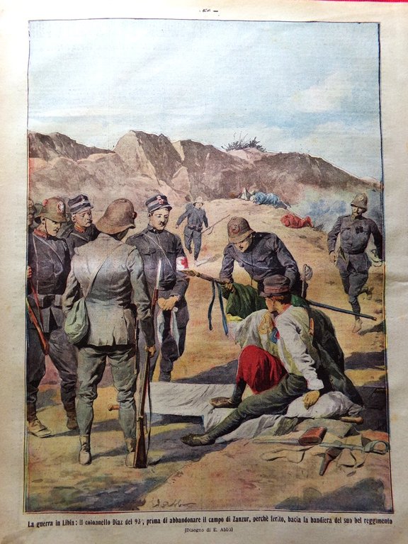 La Tribuna Illustrata 13 Ottobre 1912 Balcani Castelfidardo Fermo d'Alba …