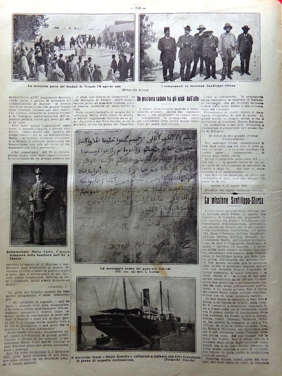 La Tribuna Illustrata 13 Ottobre 1912 Balcani Castelfidardo Fermo d'Alba …