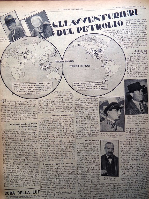 La Tribuna Illustrata 13 Ottobre 1935 Cipro Duce Palazzo Venezia …