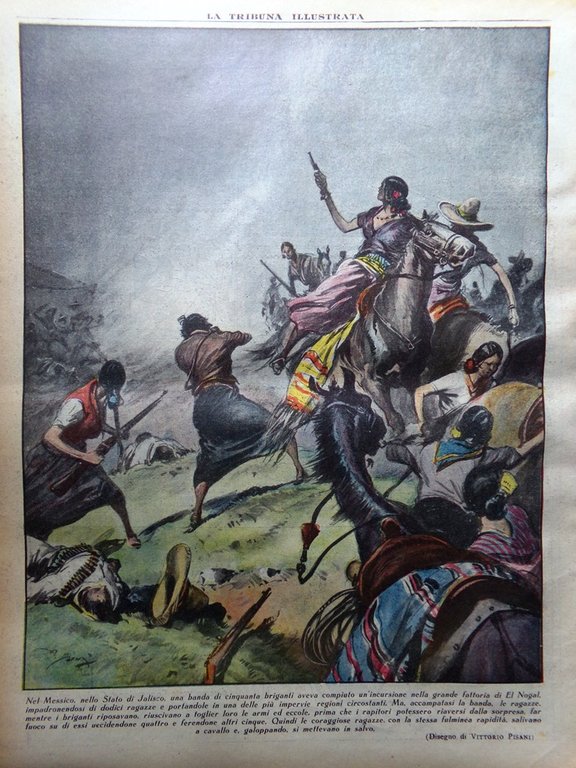 La Tribuna Illustrata 14 Agosto 1938 Manovre Guide Alpine Gentinetta …